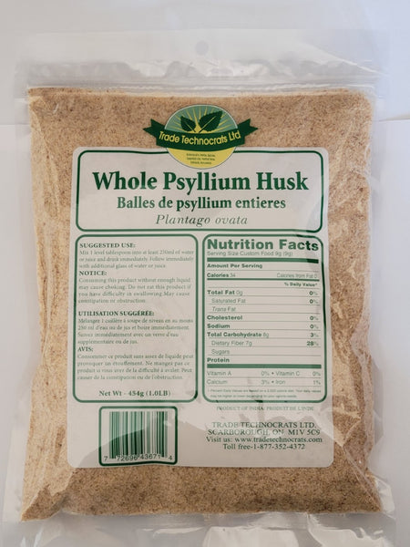 Whole Psyllium Husk 454g