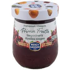 Menz & Gasser Lingonberry Fruit Spread 250ml