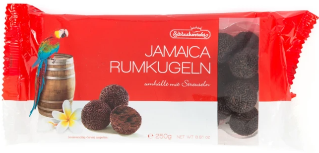 Schluckwerder Jamaica Rum Kugeln 250g