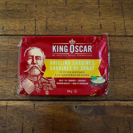 King Oscar Brisling Sardines in Dijon mustard 106g
