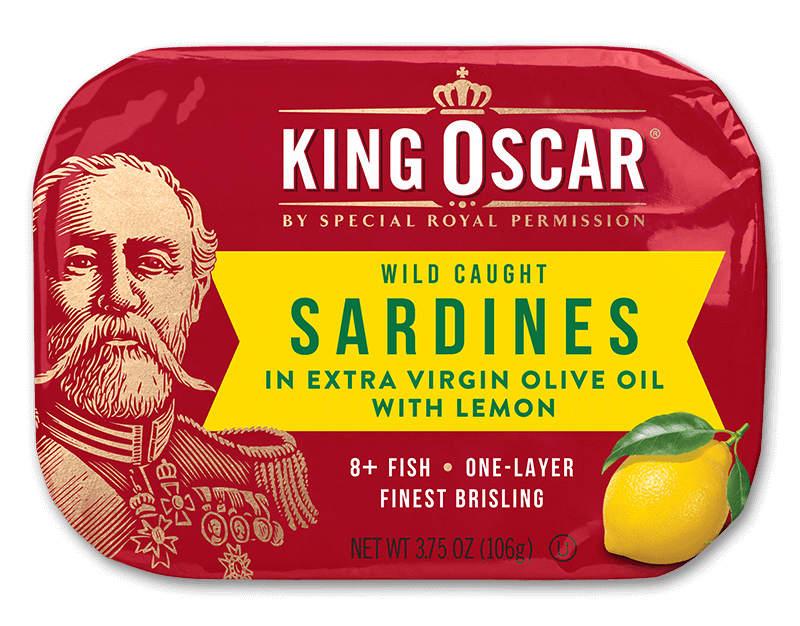King Oscar Brisling Sardines with Lemon 106g