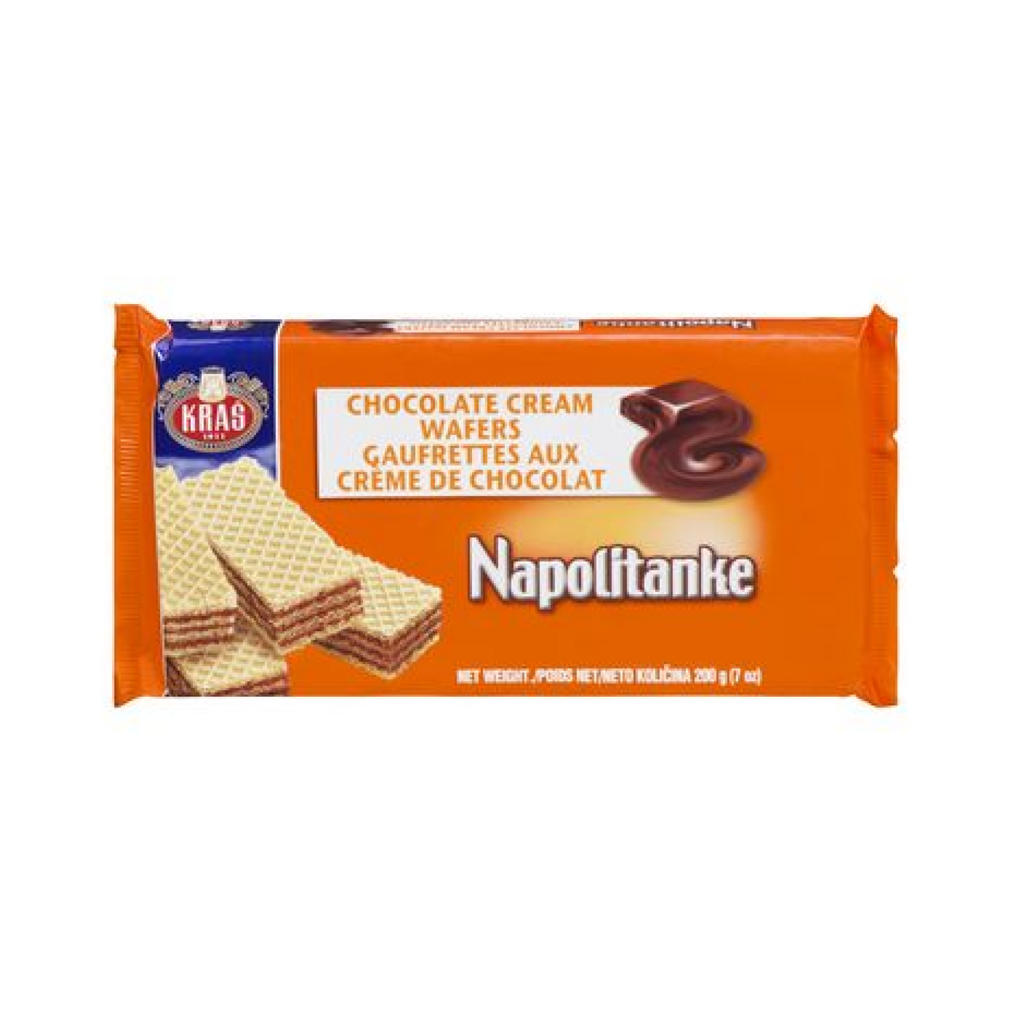 Kras Chocolate Cream Wafers Napolitanke 187g
