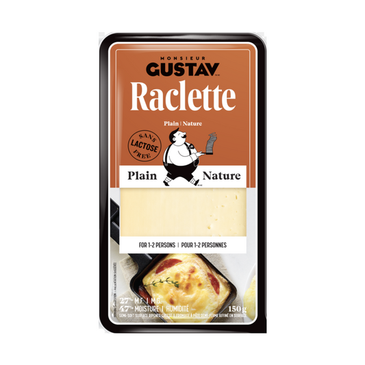 Monsieur Gustav Raclette - Slices- Plain 150gr