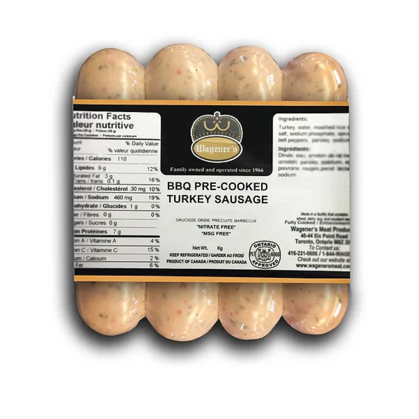 Precooked Turkey Sausage