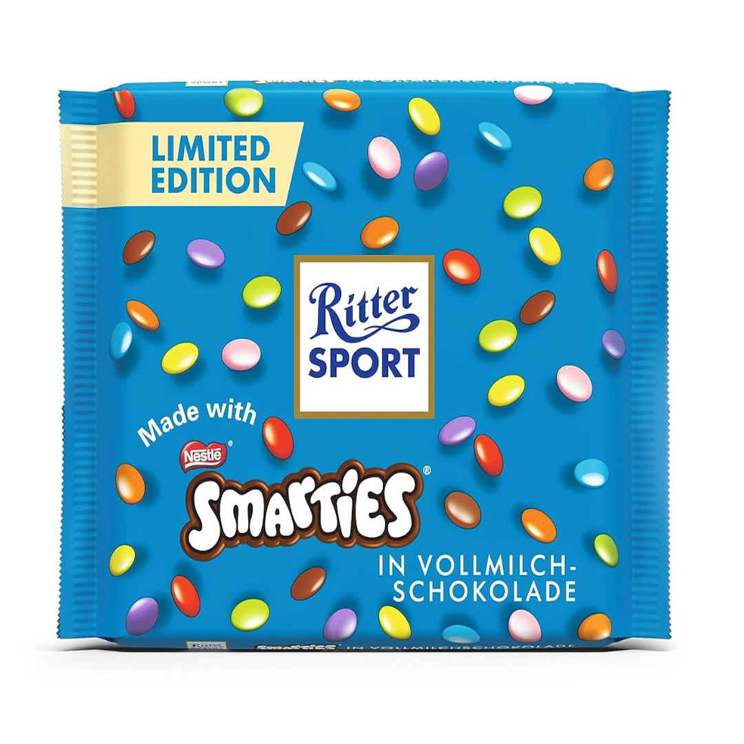 Ritter Sport Smarties Chocolate with Milk Chocolate 100g