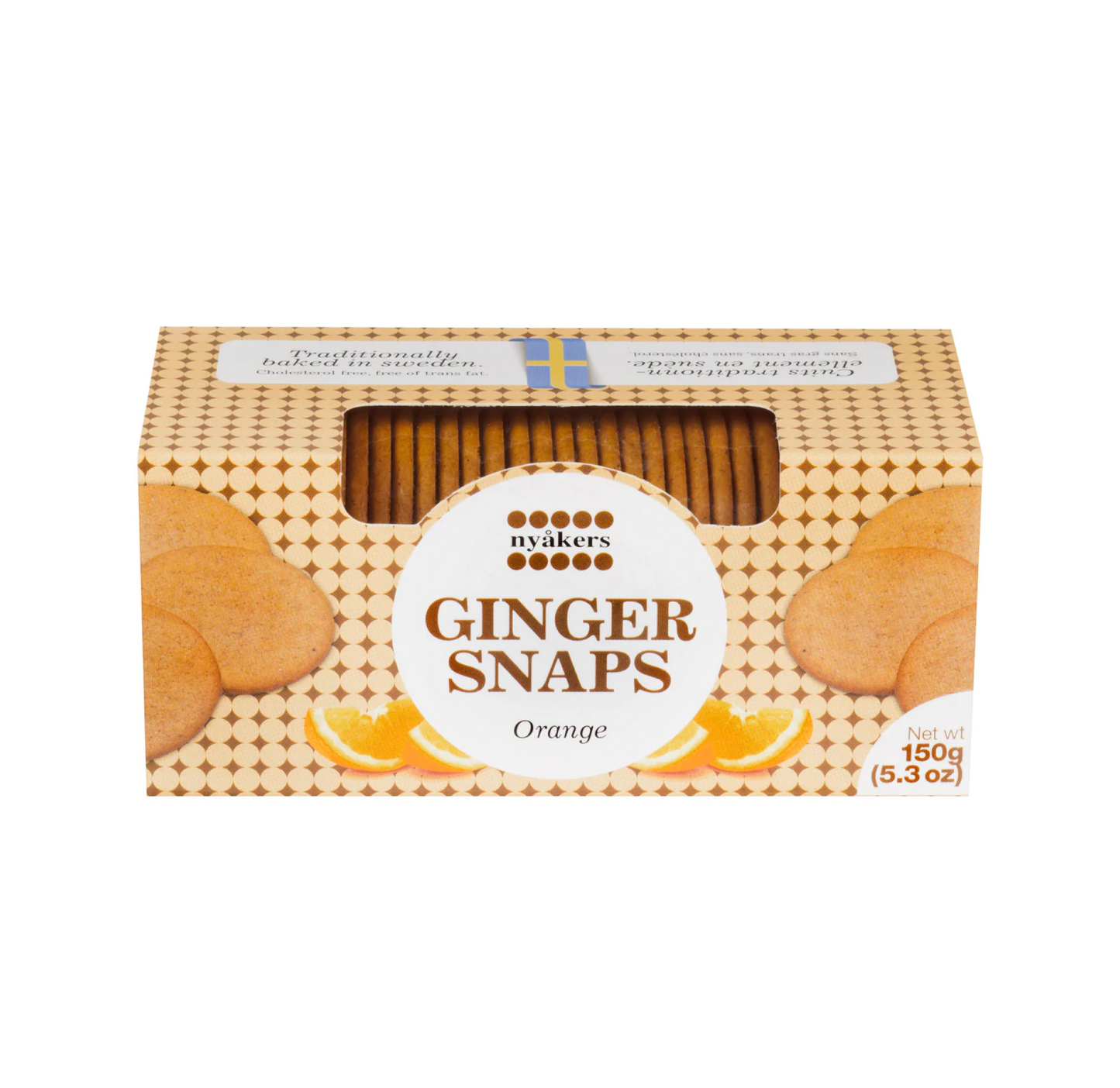 Nyaker Orange Ginger Snap 150g
