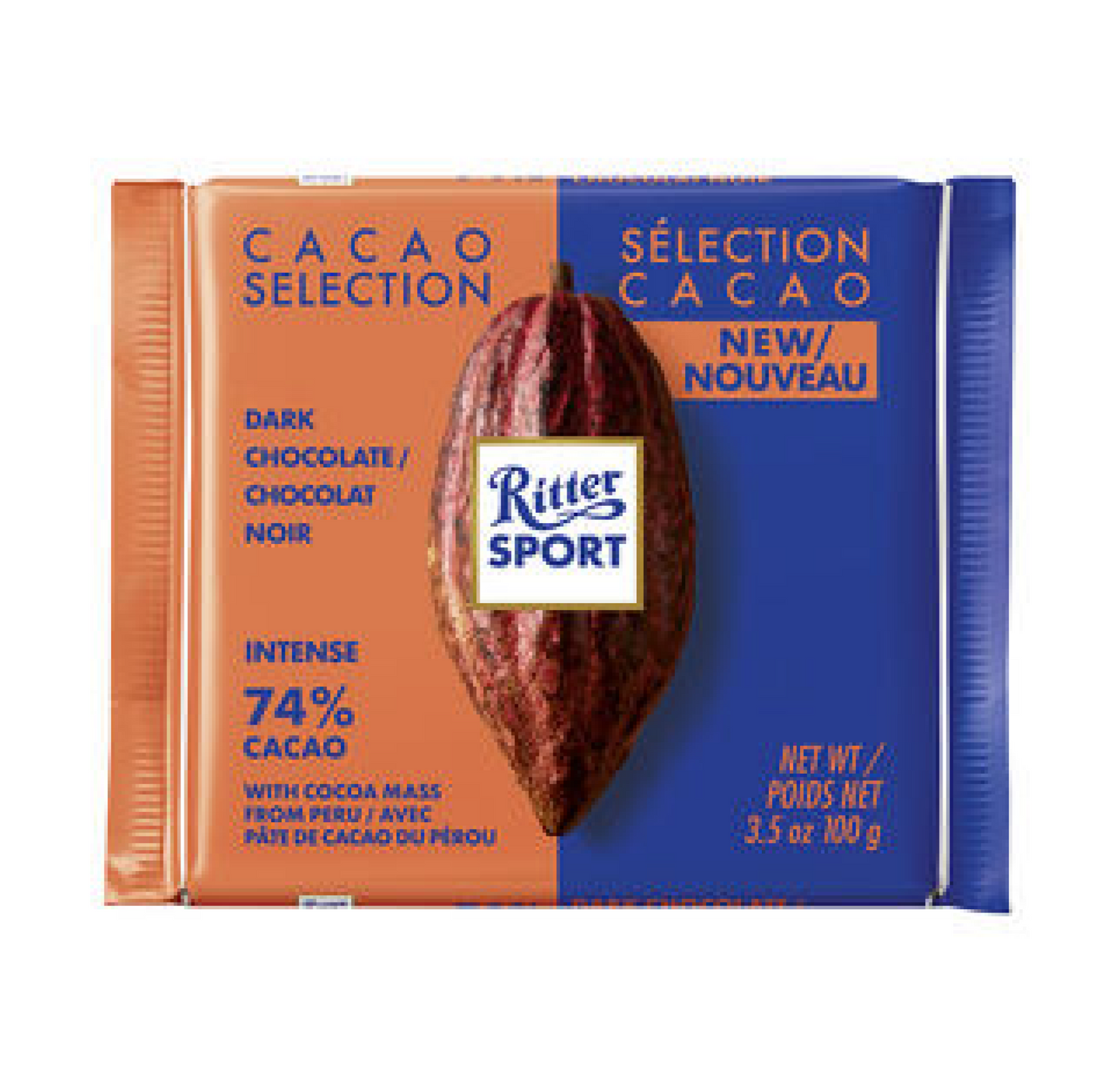 Ritter Sport 74% Coco Dark Chocolate 100g
