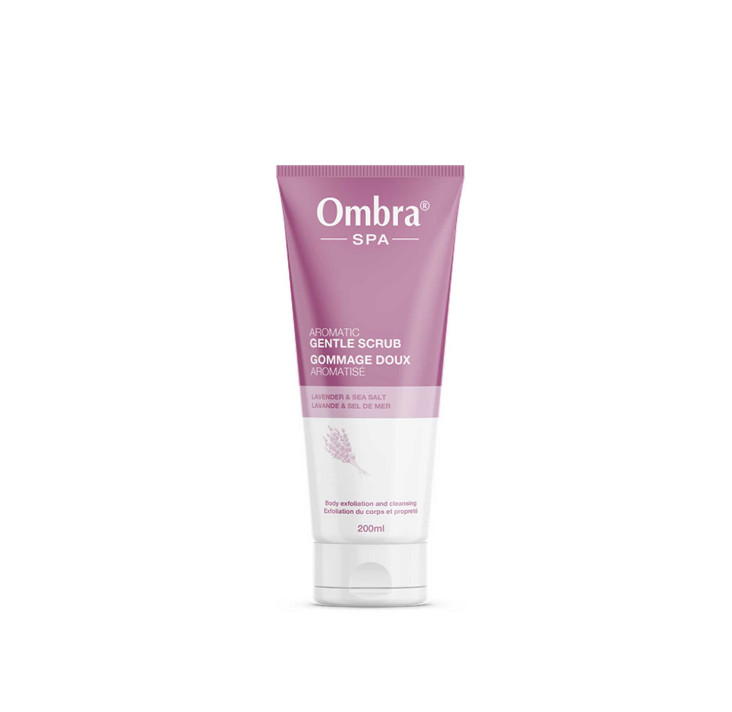 Ombra Spa Lavender and Sea Salt Aromatic Gentle Scrub 200ml