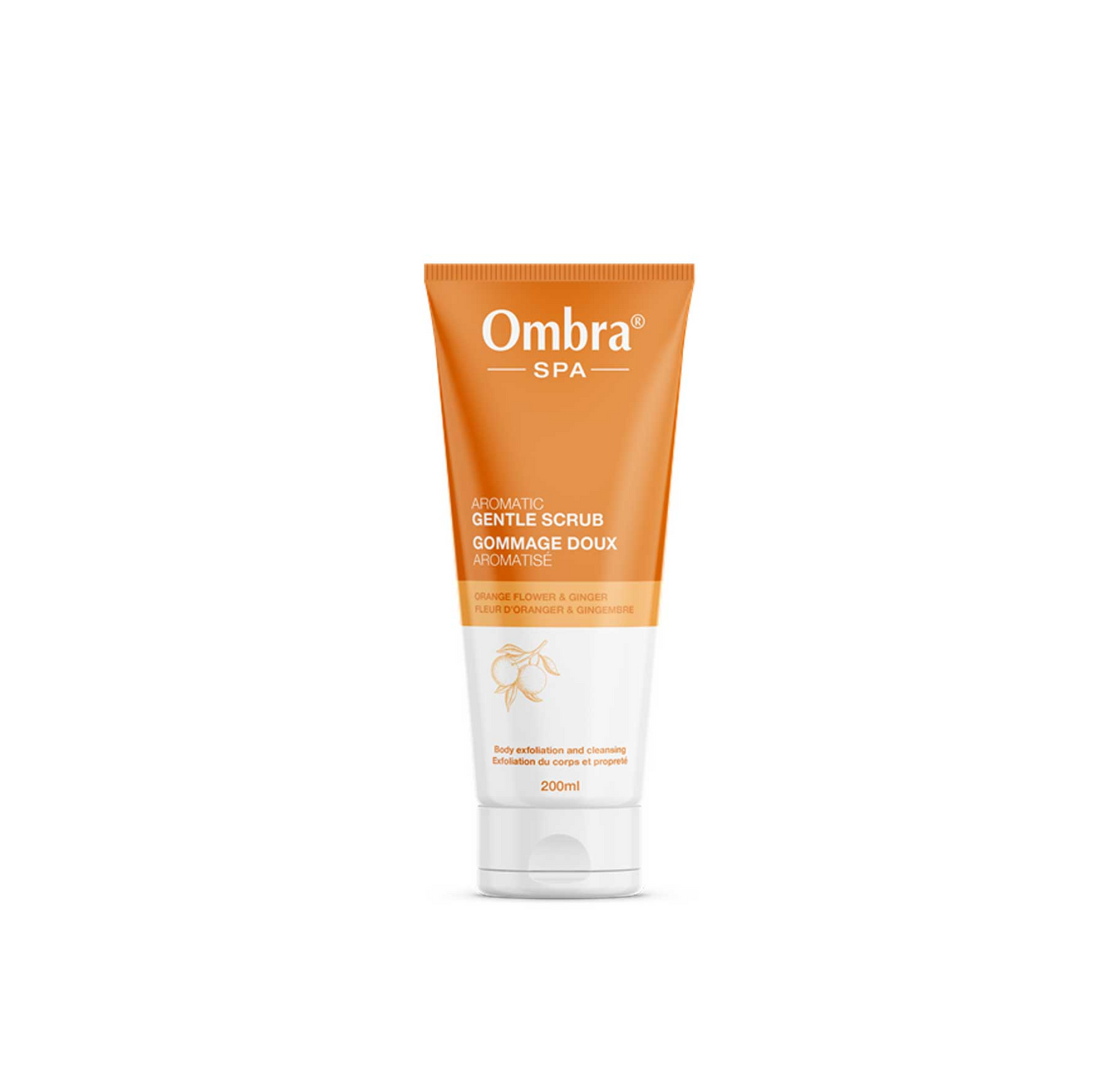 Ombra Spa Orange Flower and Ginger Aromatic Gentle Scrub 200ml