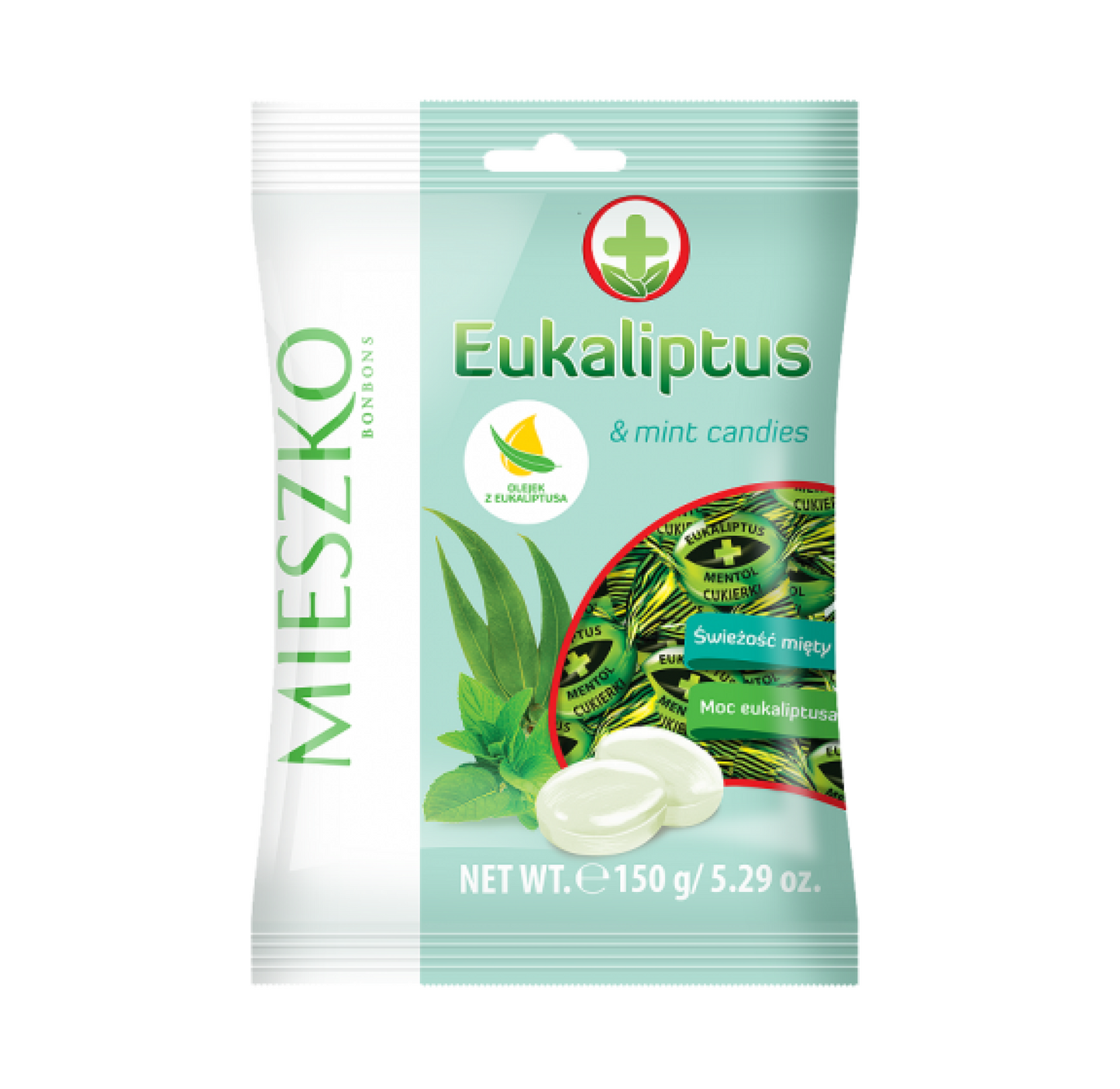 Miesko Eukalyptus & Mint Candies 150g
