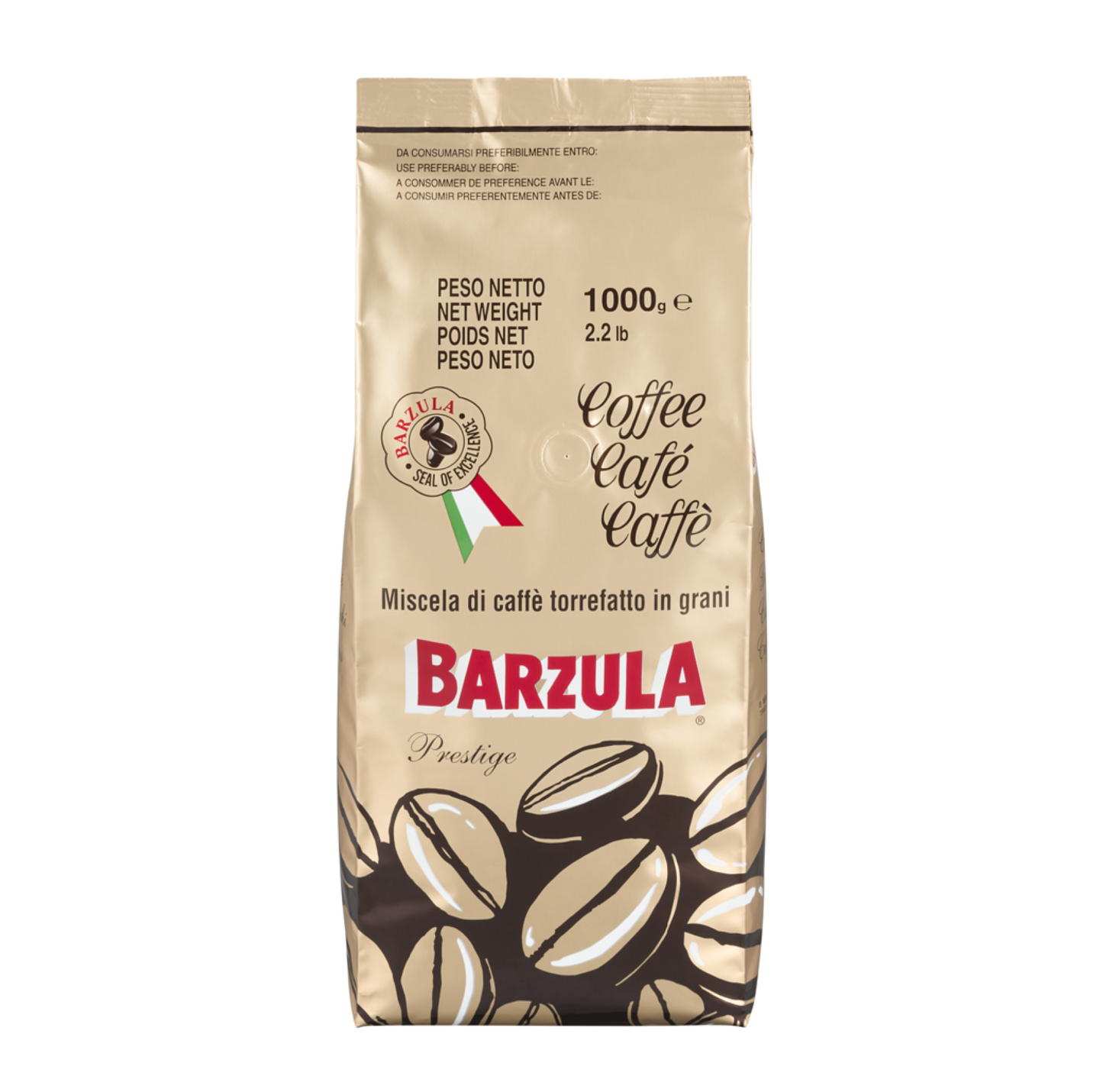 Barzula Miscela di caffè torrefatto in grani Beans 1KG