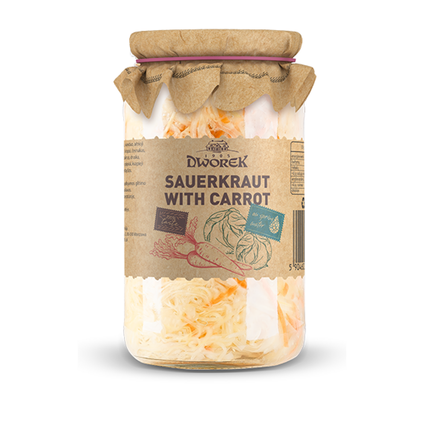 Dworek Sauerkraut with Carrots 900ml