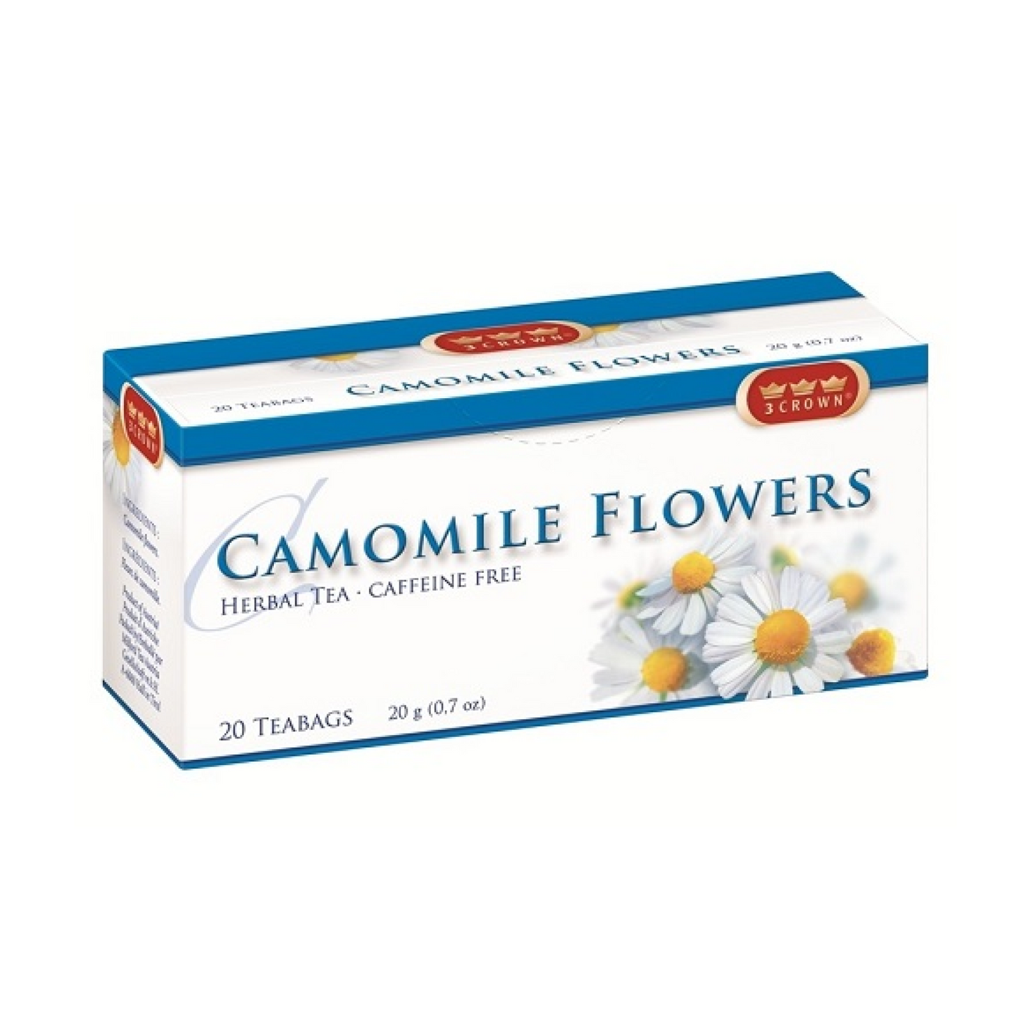 3 Crown Chamomile Flowers Herbal Tea 20g