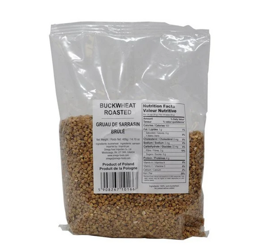 Omega Foods Roasted Buckwheat Groats 400g
