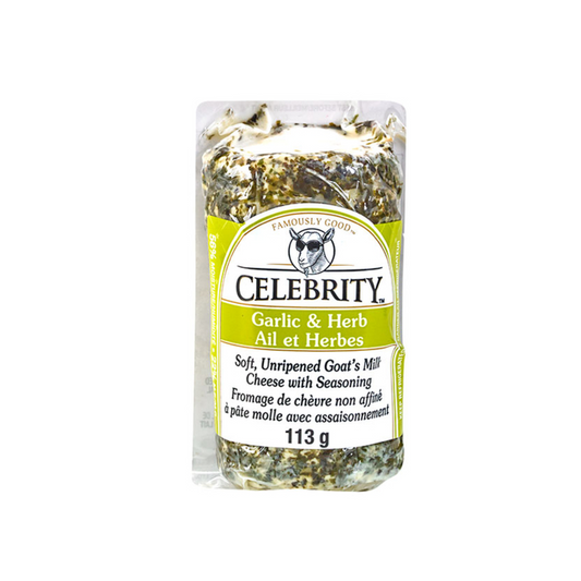 Celebrity Goat Cheese Herb and Garlic 113g