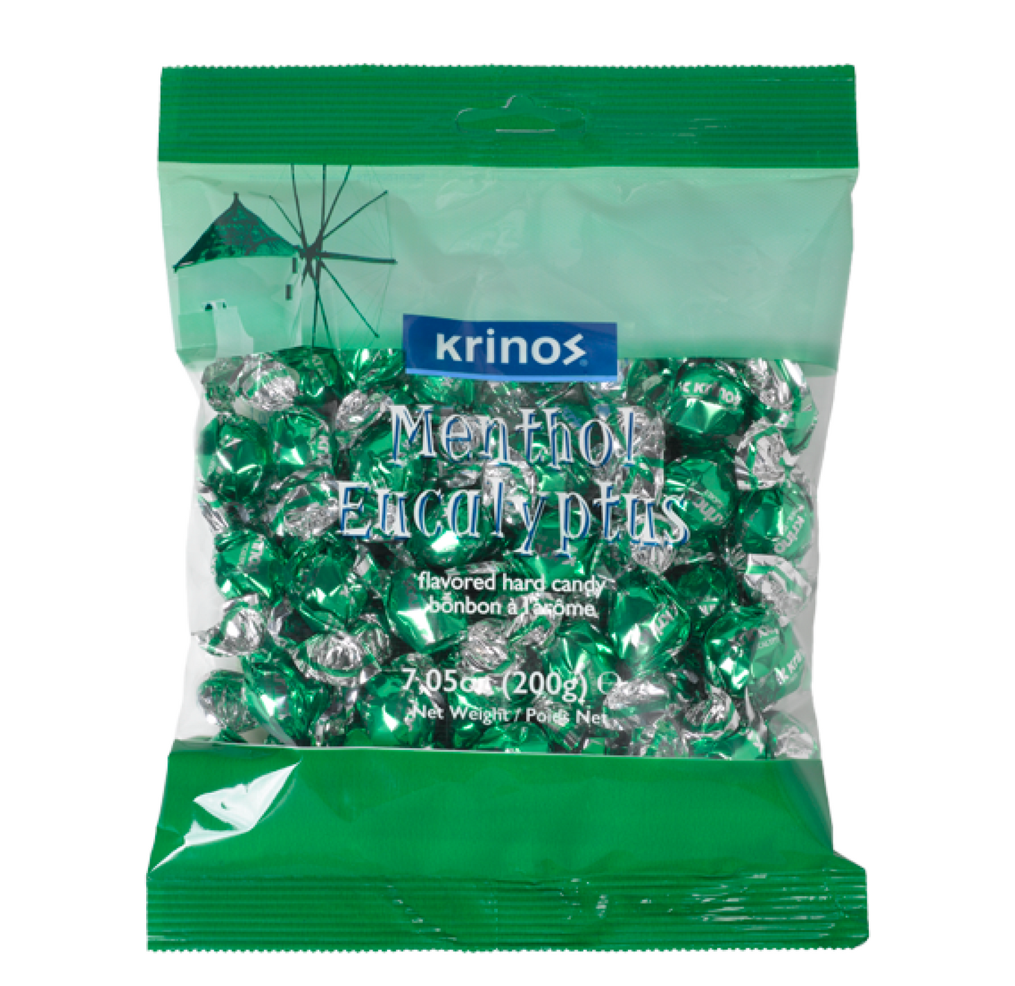 Krinos Menthol Eucalyptus Hard Candy 200g