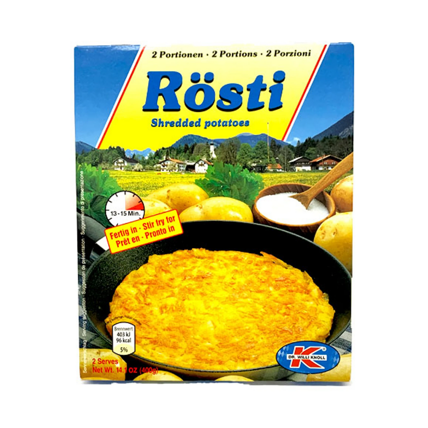 Dr. Willi Knoll Rösti Shredded Potatoes 400g