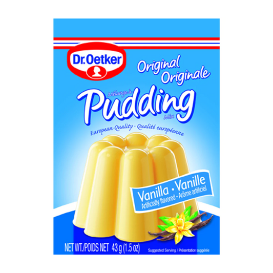 Dr. Oetker Original Vanilla Pudding Mix 3 Pack 43g