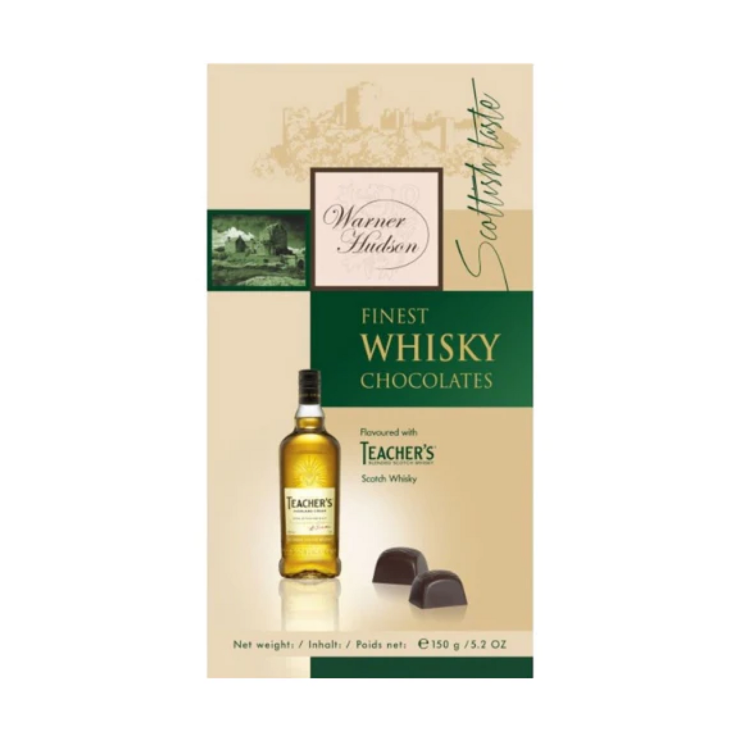 Warner Hudson Whiskey Chocolates 150g