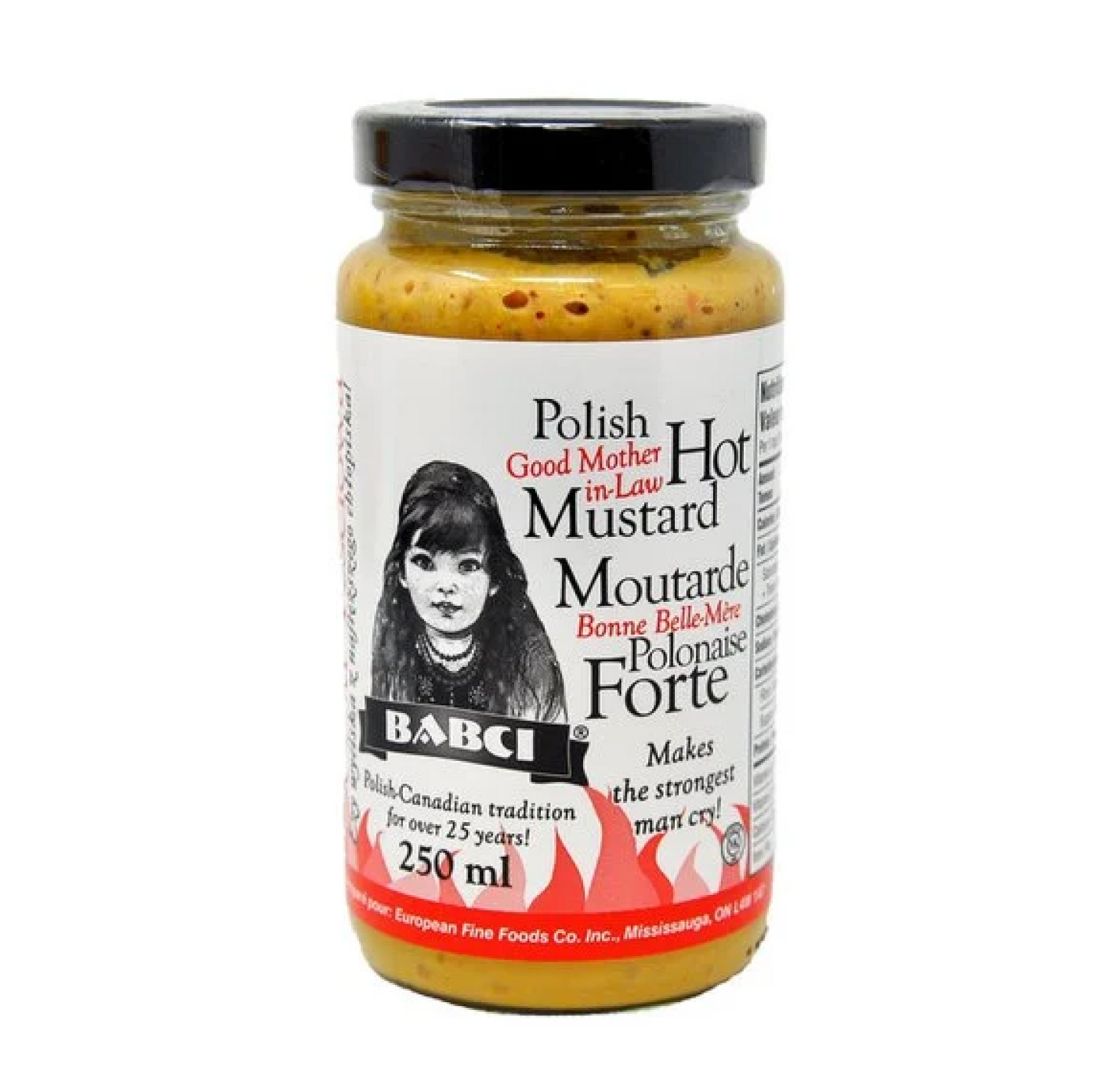 Babci Polish Hot Mustard 250ml