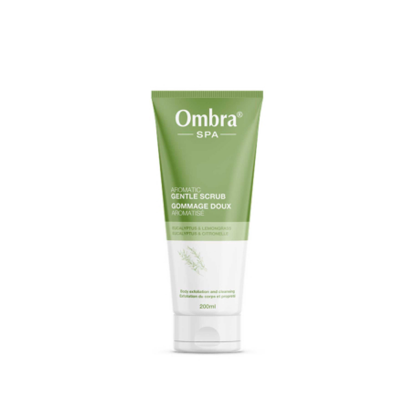 Ombra Spa Eucalyptus & Lemongrass Aromatic Gentle Scrub 200ml