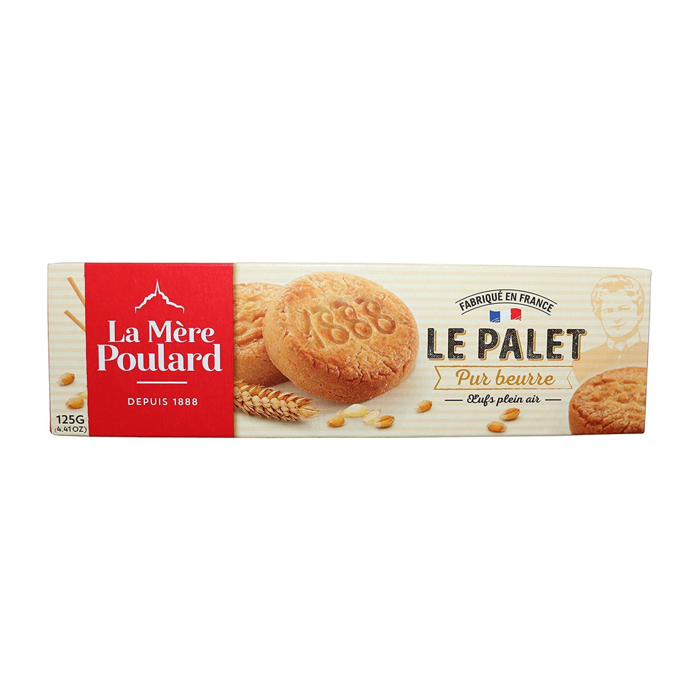 La Mère Poulard Butter Shortbread Cookies 125g