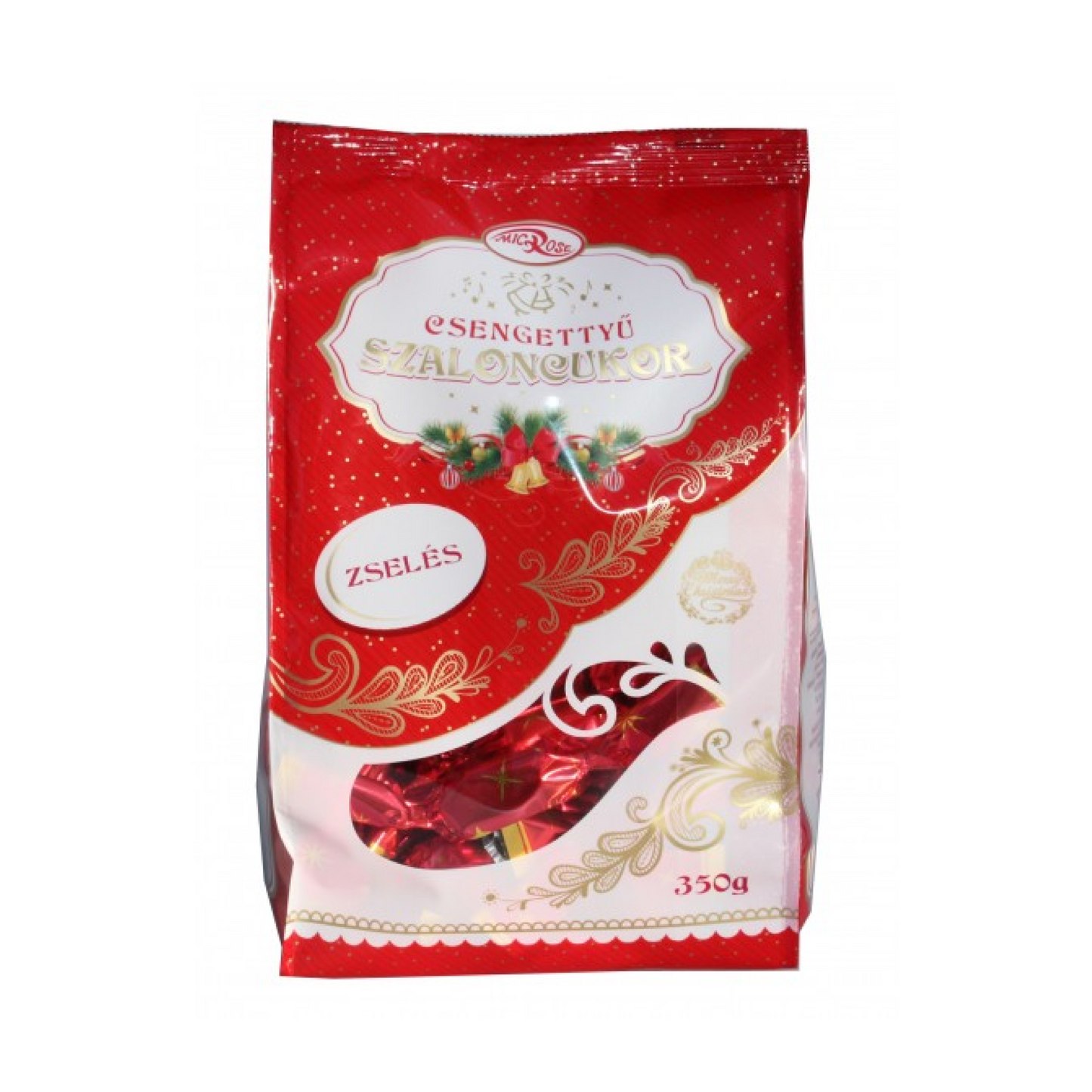 MicRose Csengettyu Szaloncukor Zseles Christmas tree candy, jelly 350g