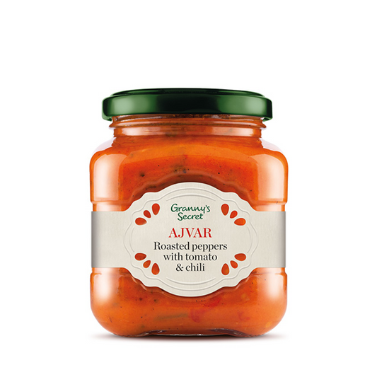 Granny's Secret Ajvar Roasted Peppers with Tomato and Chili 550g