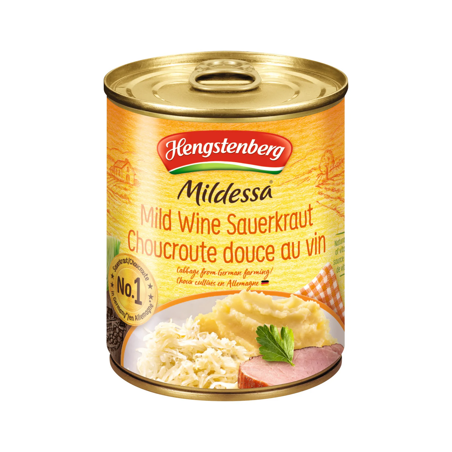 Hengstenberg Mild Wine Sauerkraut 796ml