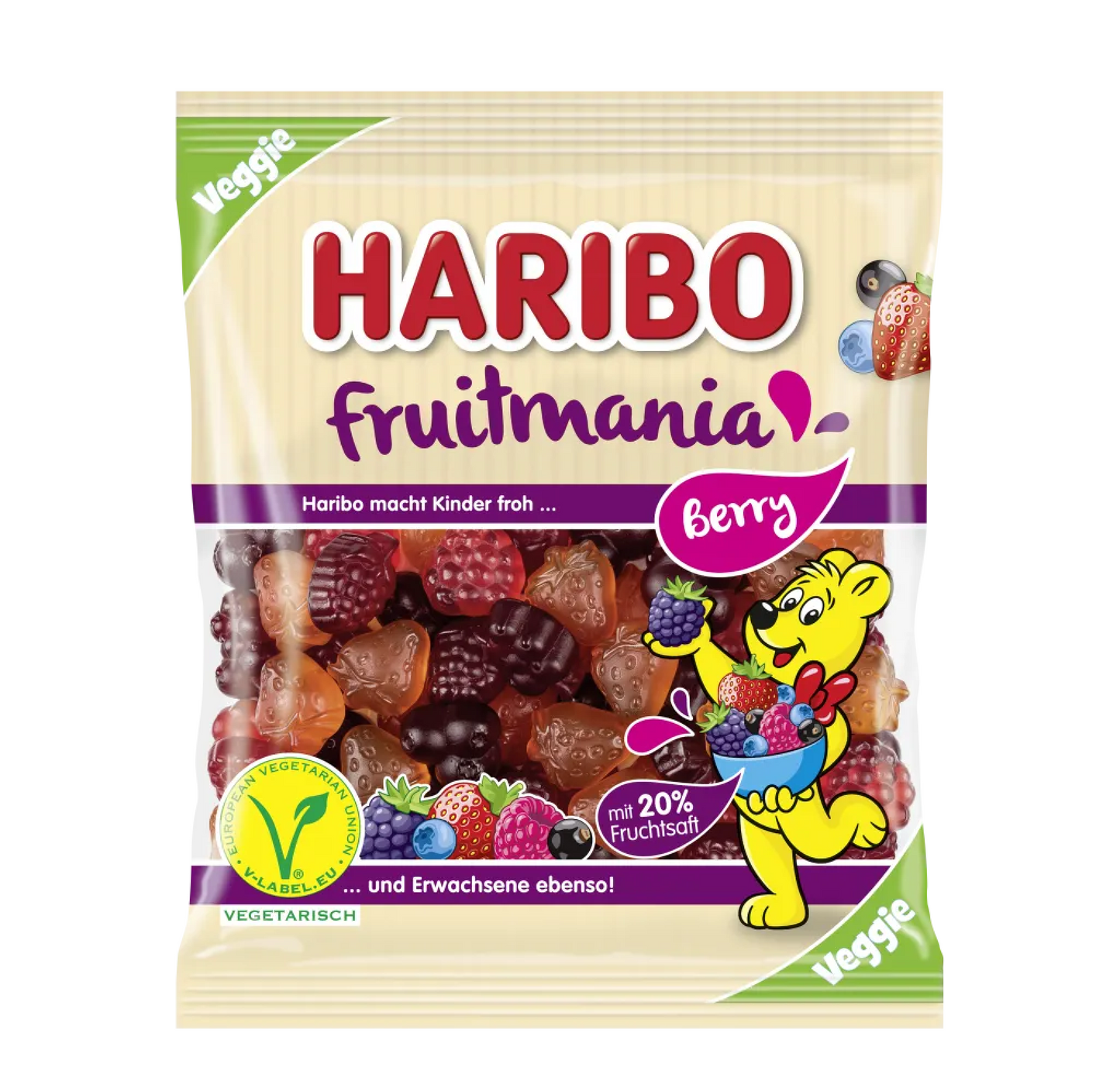 Haribo Fruitmania Berry 160g