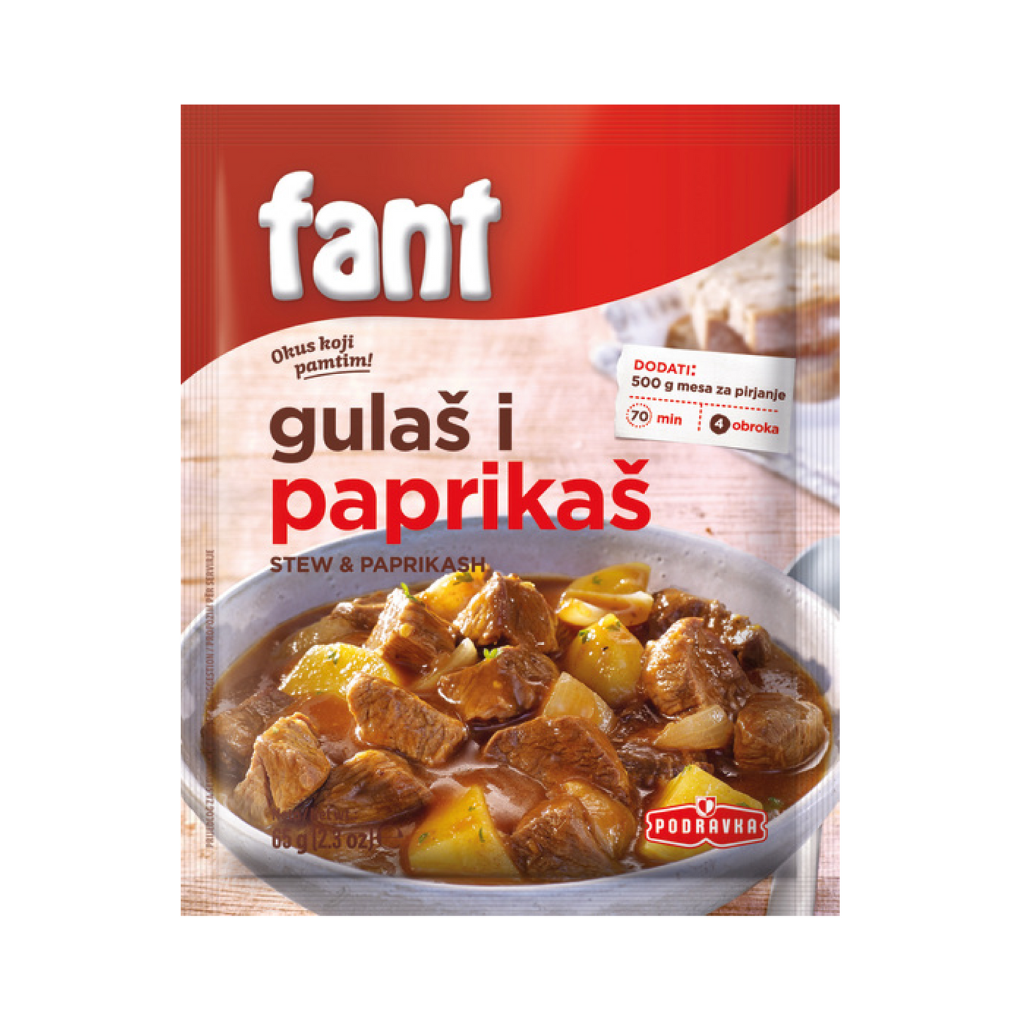 Fant Paprikash Stew Seasoning 65g