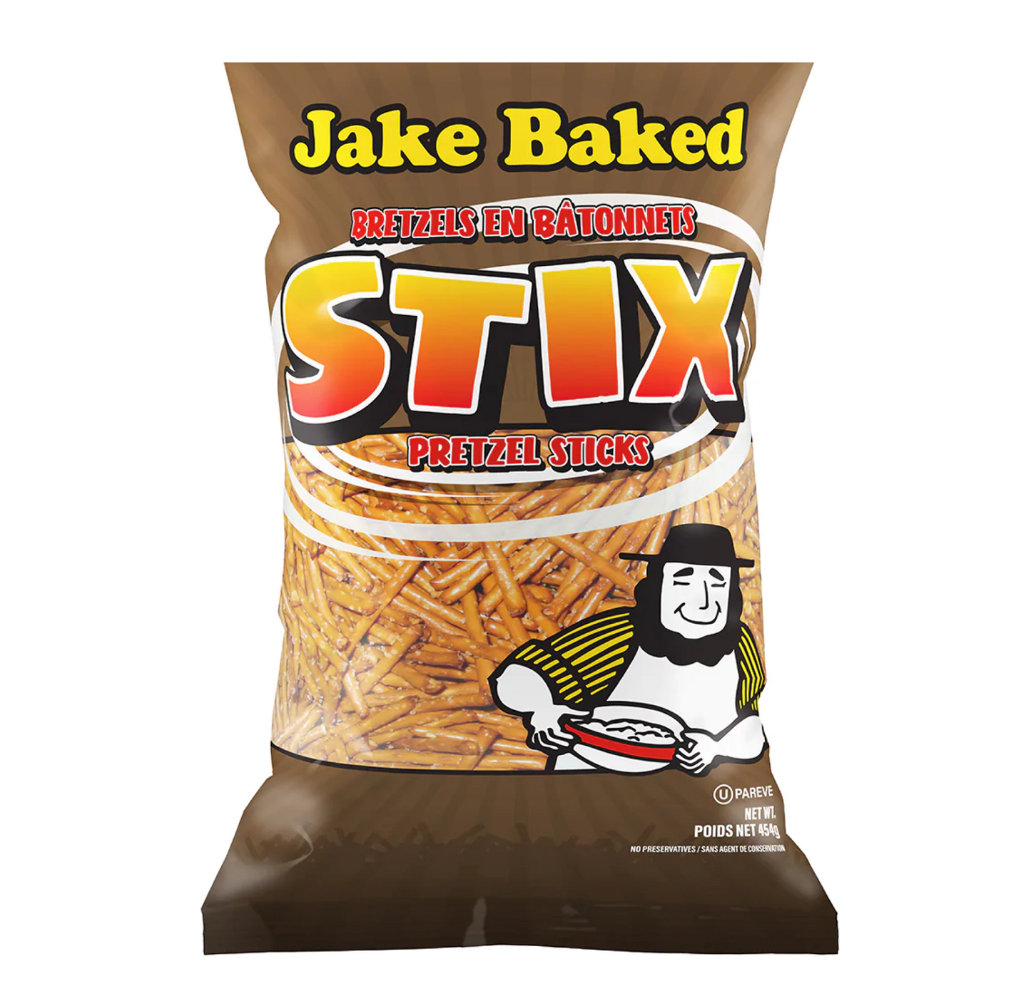 Jake Baked Pretzel Sticks 454g