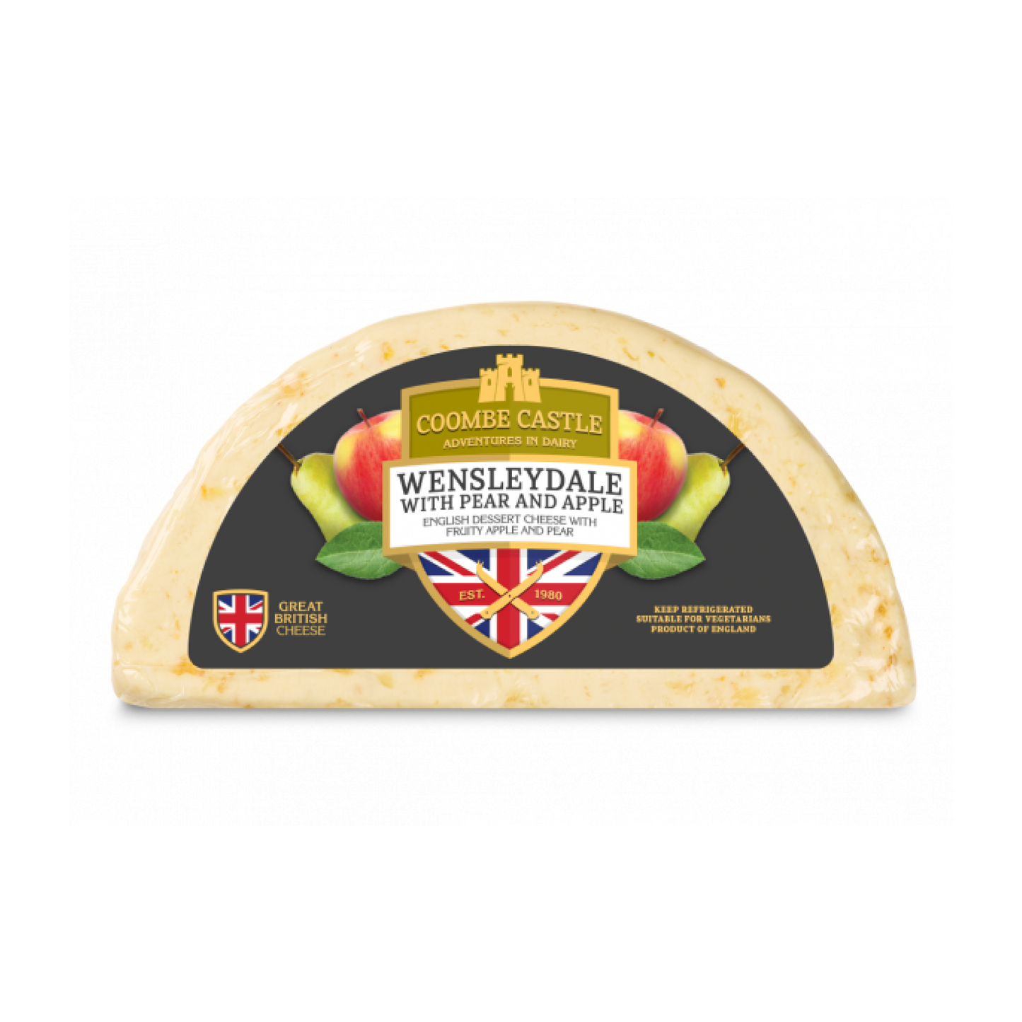 Coombe Castle Wensleydale with Pear and Apple