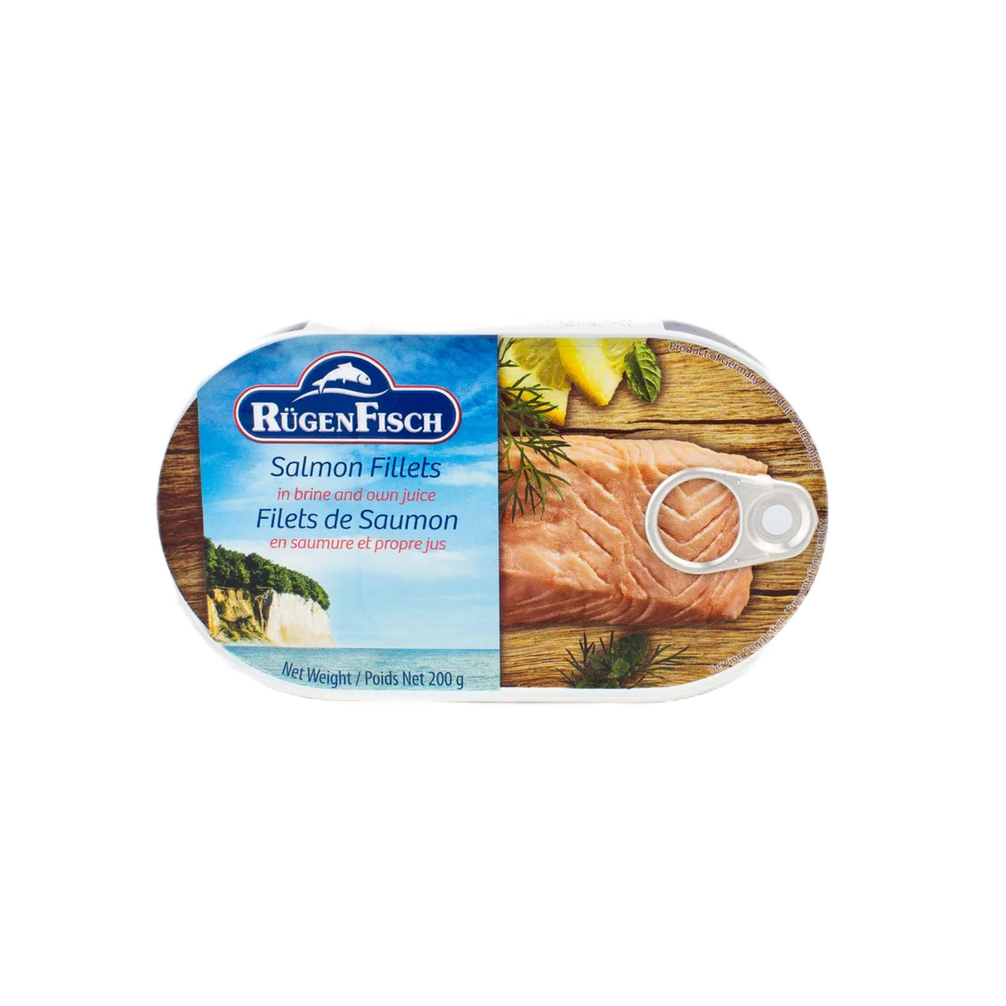 Rügen Fisch Salmon in Brine And Own Juices 200g