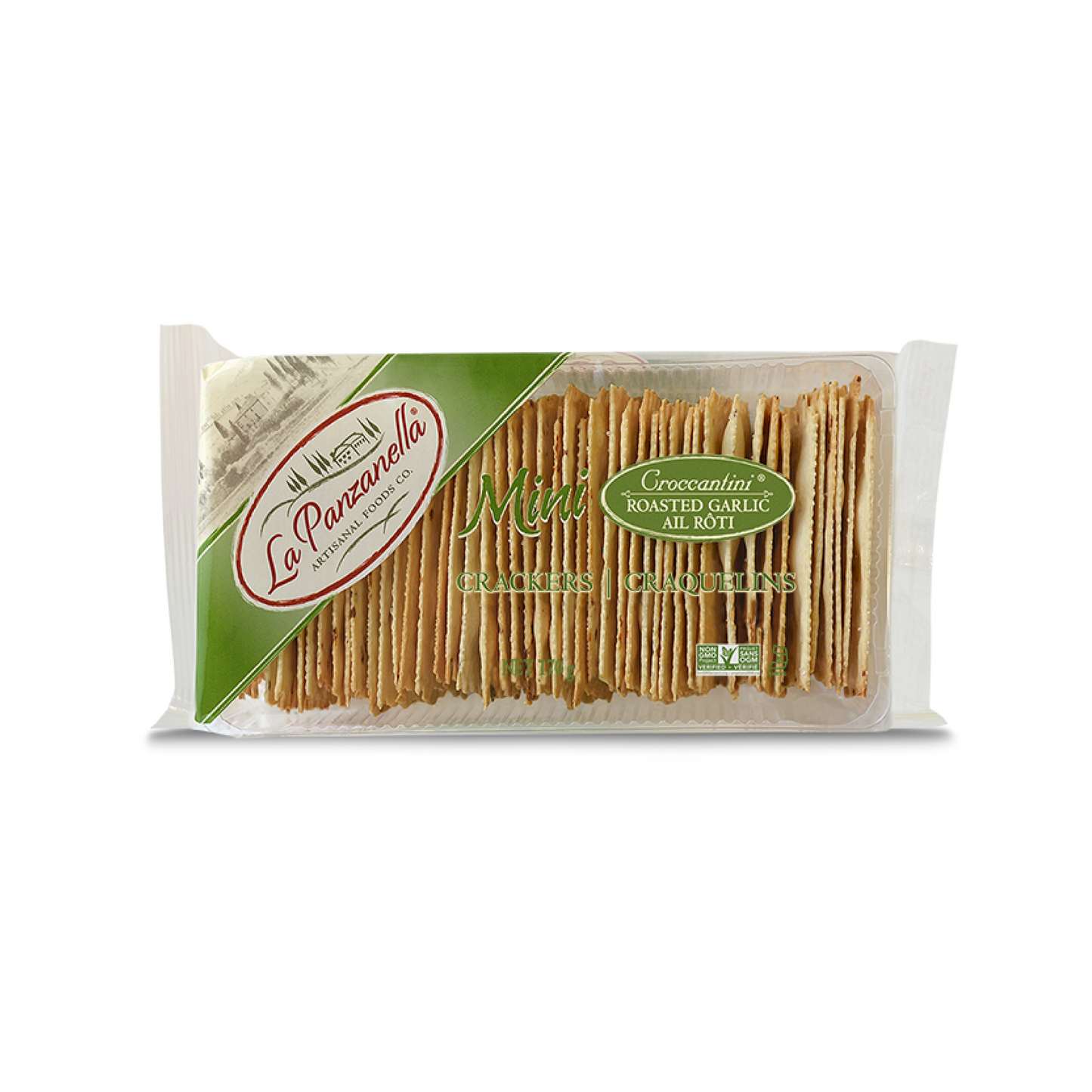 La Panzanella Roasted Garlic Mini Crackers 170g