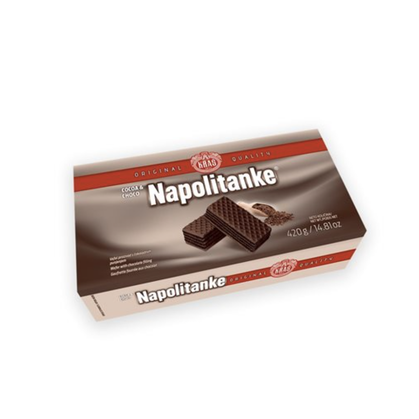 Kras Cocoa & Choco Napolitanke 420g
