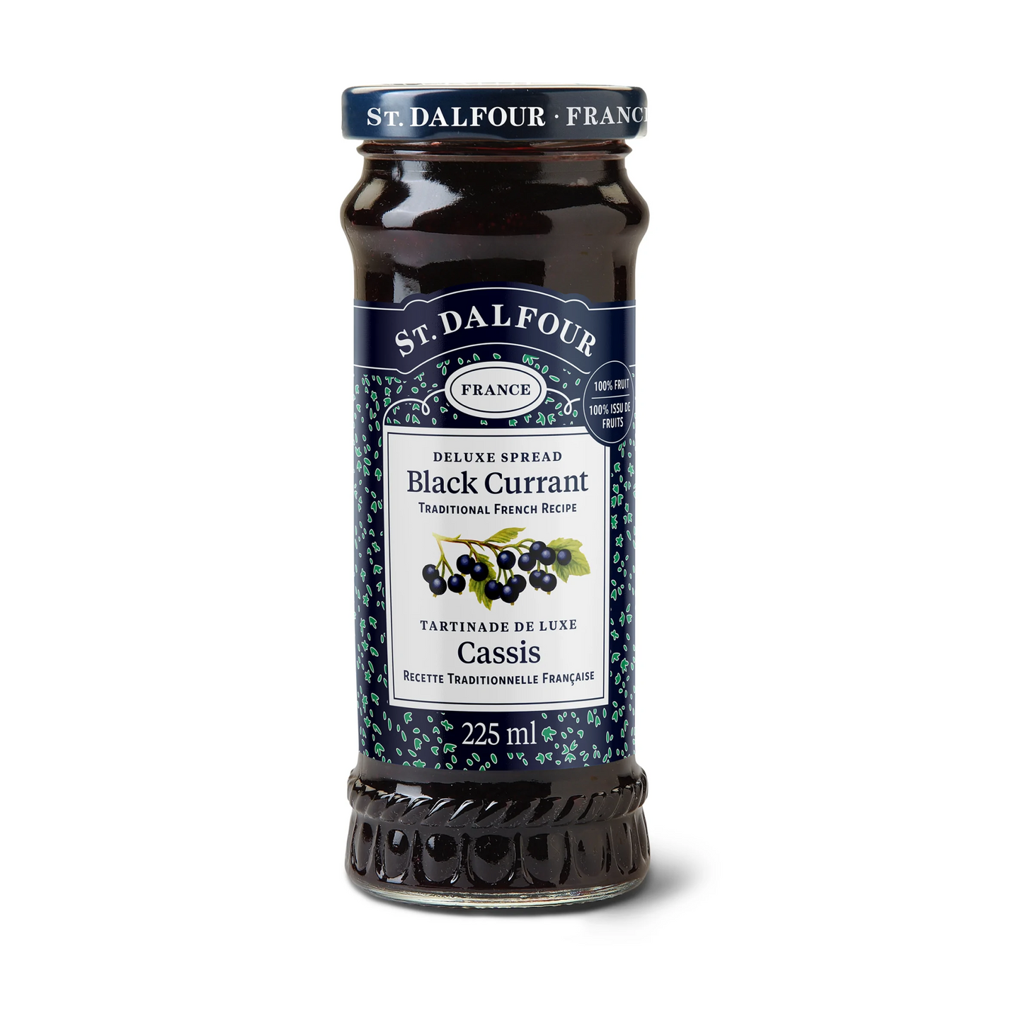 St. Dalfour Blackcurrant Fruit Spread 284g