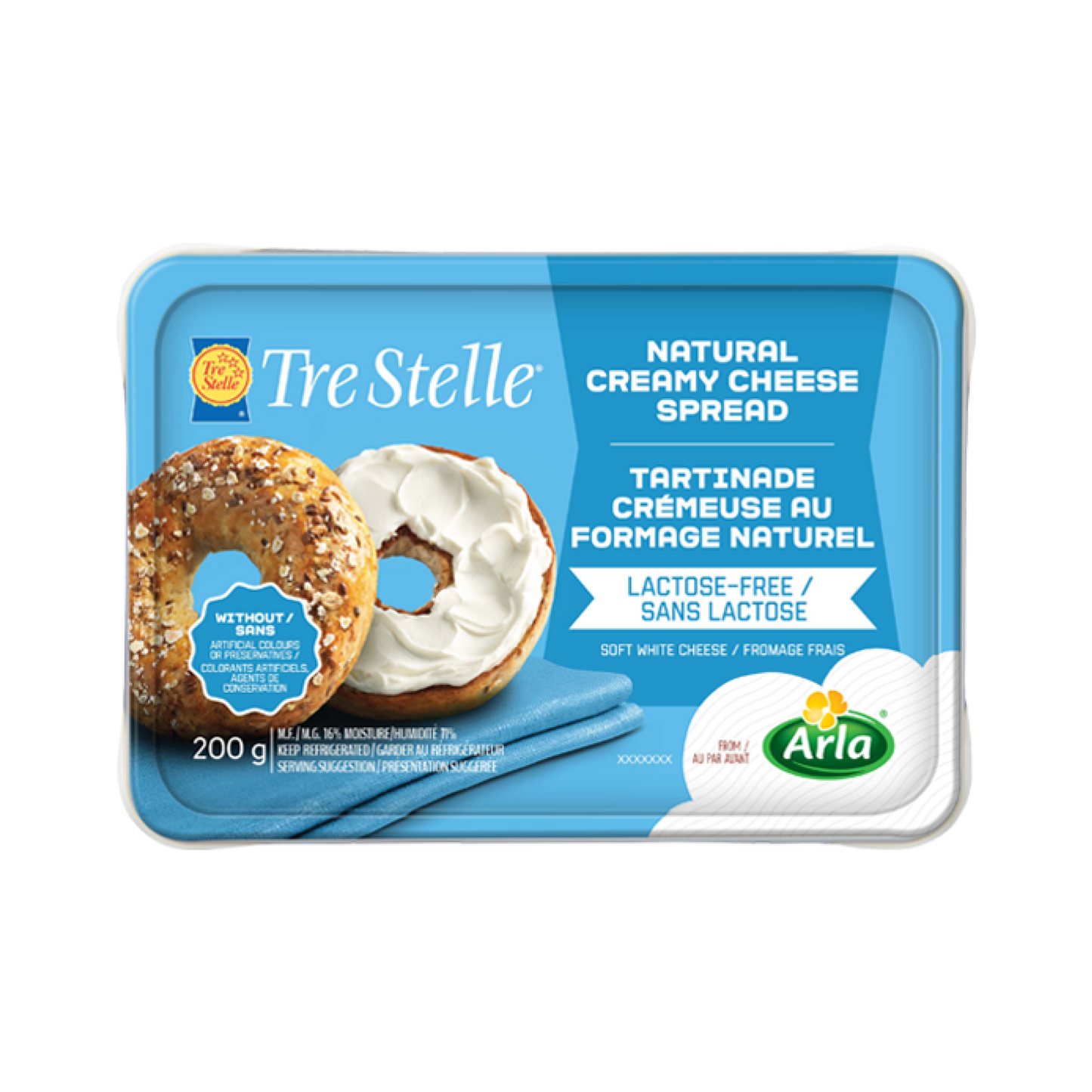 Tre Stelle Lactose Free Cream Cheese 200g