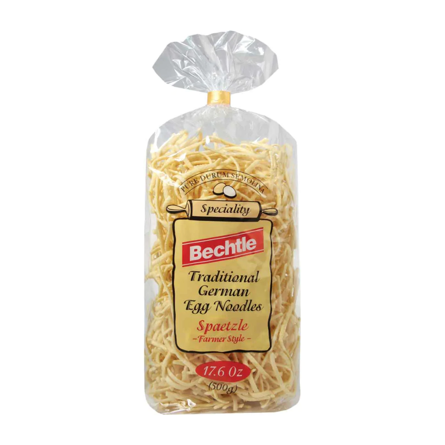 Bechtle Traditional German Egg Noodles Farmer Style Spaetzle 500g