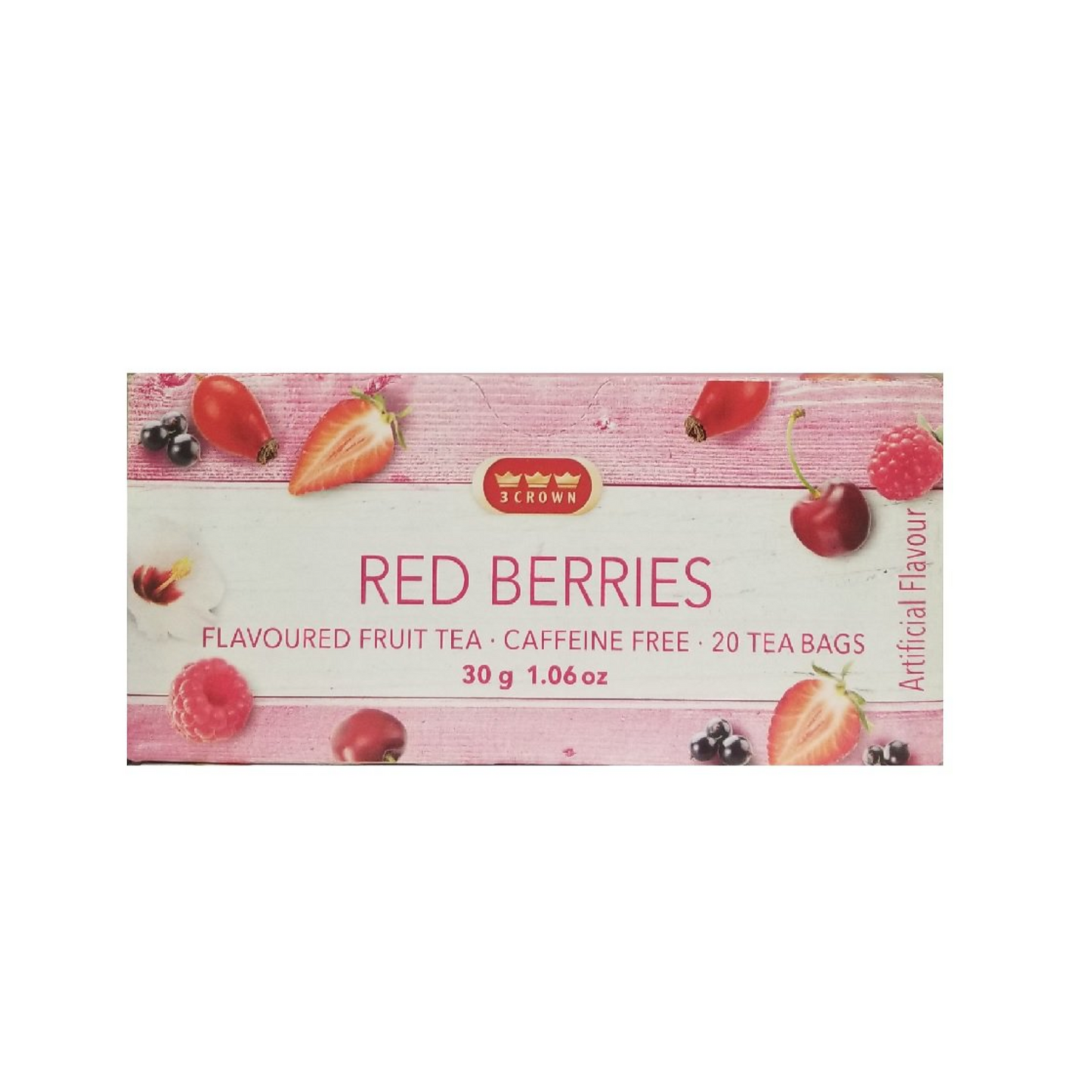 3 Crown Red Berries Flavoured Fruit Tea 30g