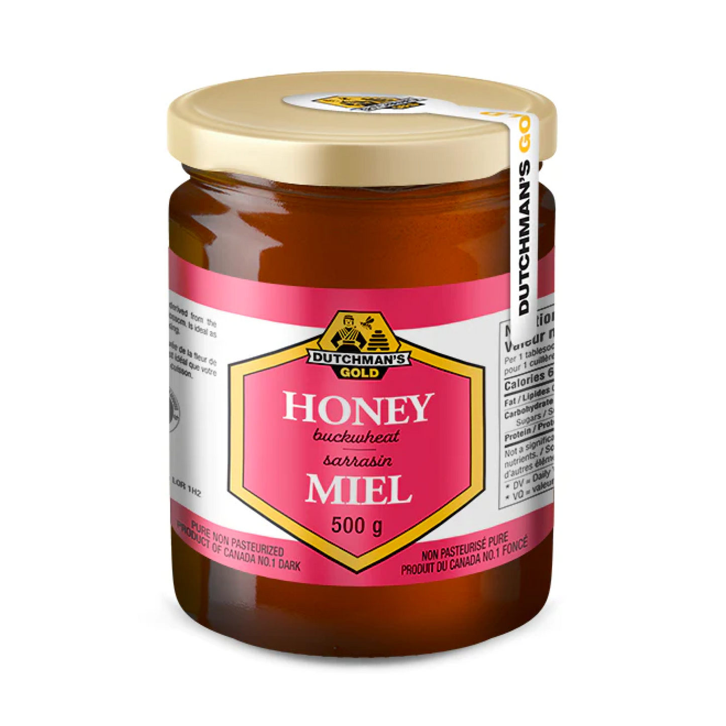 Dutchman's Gold Buckwheat Honey 500g