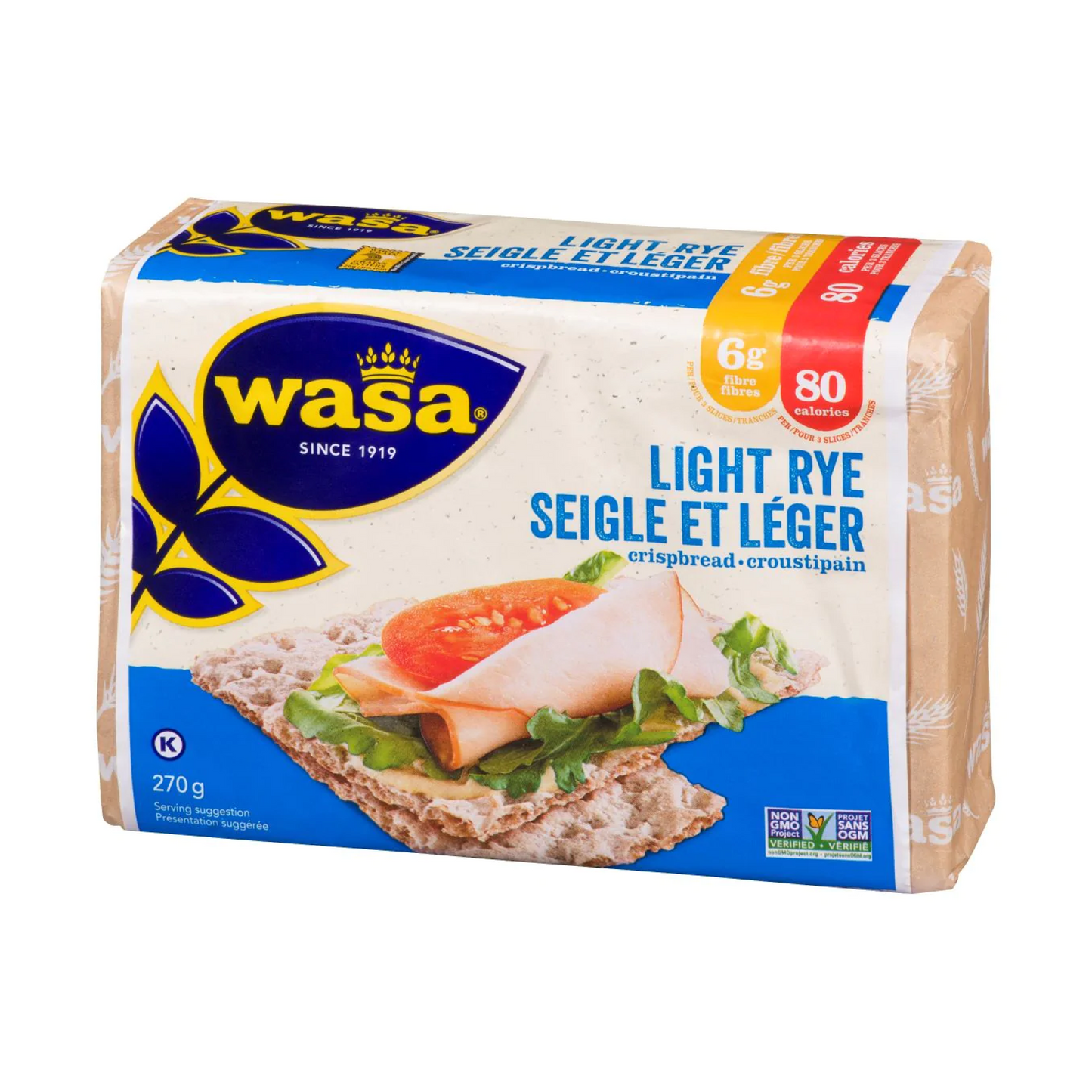 Wasa Light Rye Crispbread 270g