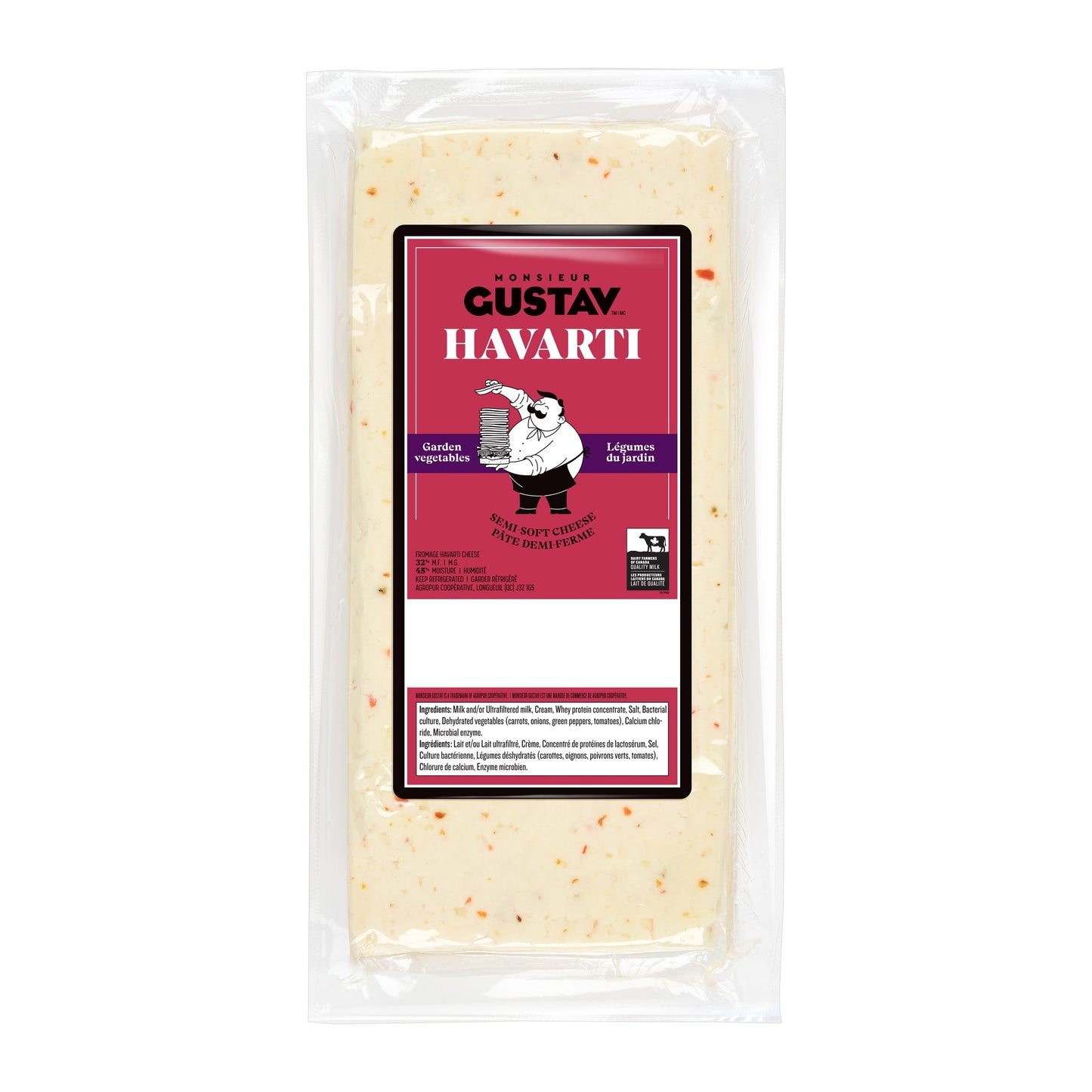 Monsieur Gustav Havarti Garden Vegetable