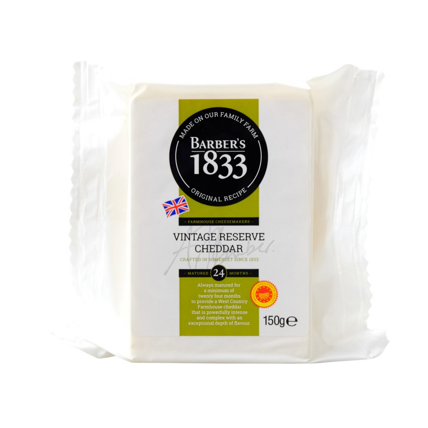 Barber's 1833 Original Recipe Vintage Reserve Cheddar 190g