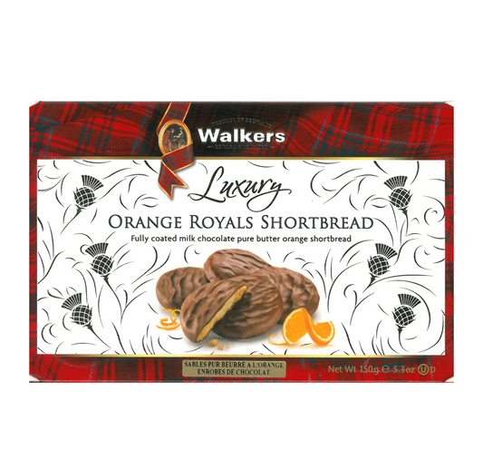 Walkers Orange Royals Shortbread 150g