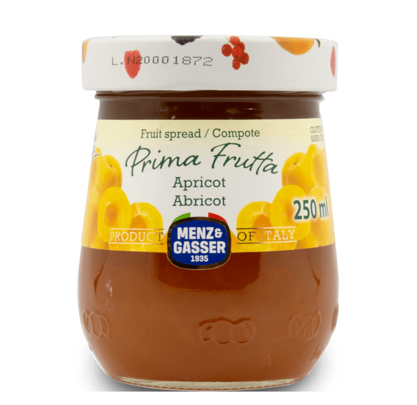 Menz & Gasser Apricot Fruit Spread 250ml