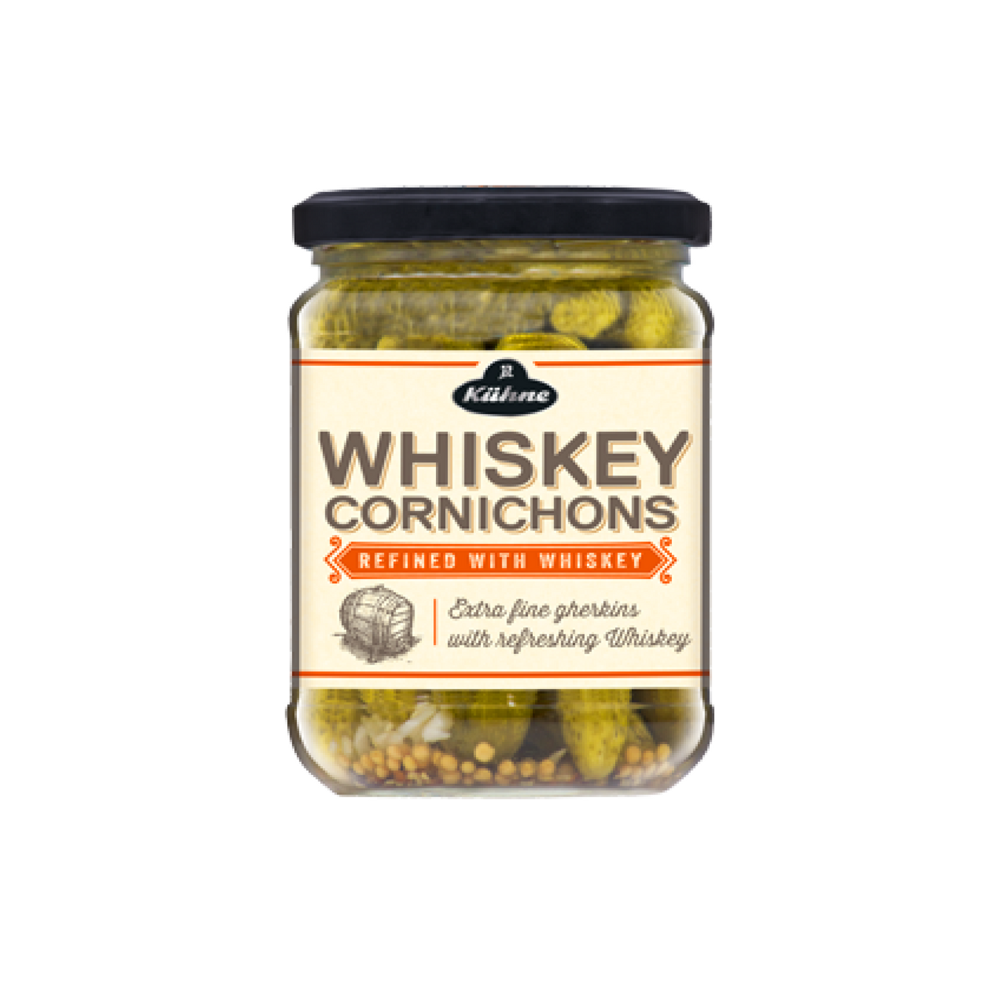Kühne Whiskey Cornichons 375ml