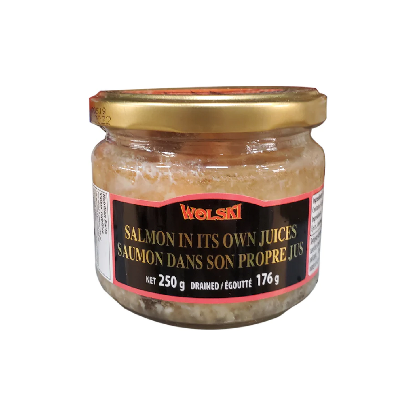 Wolski Riga Premium Salmon in its own Juices 176g