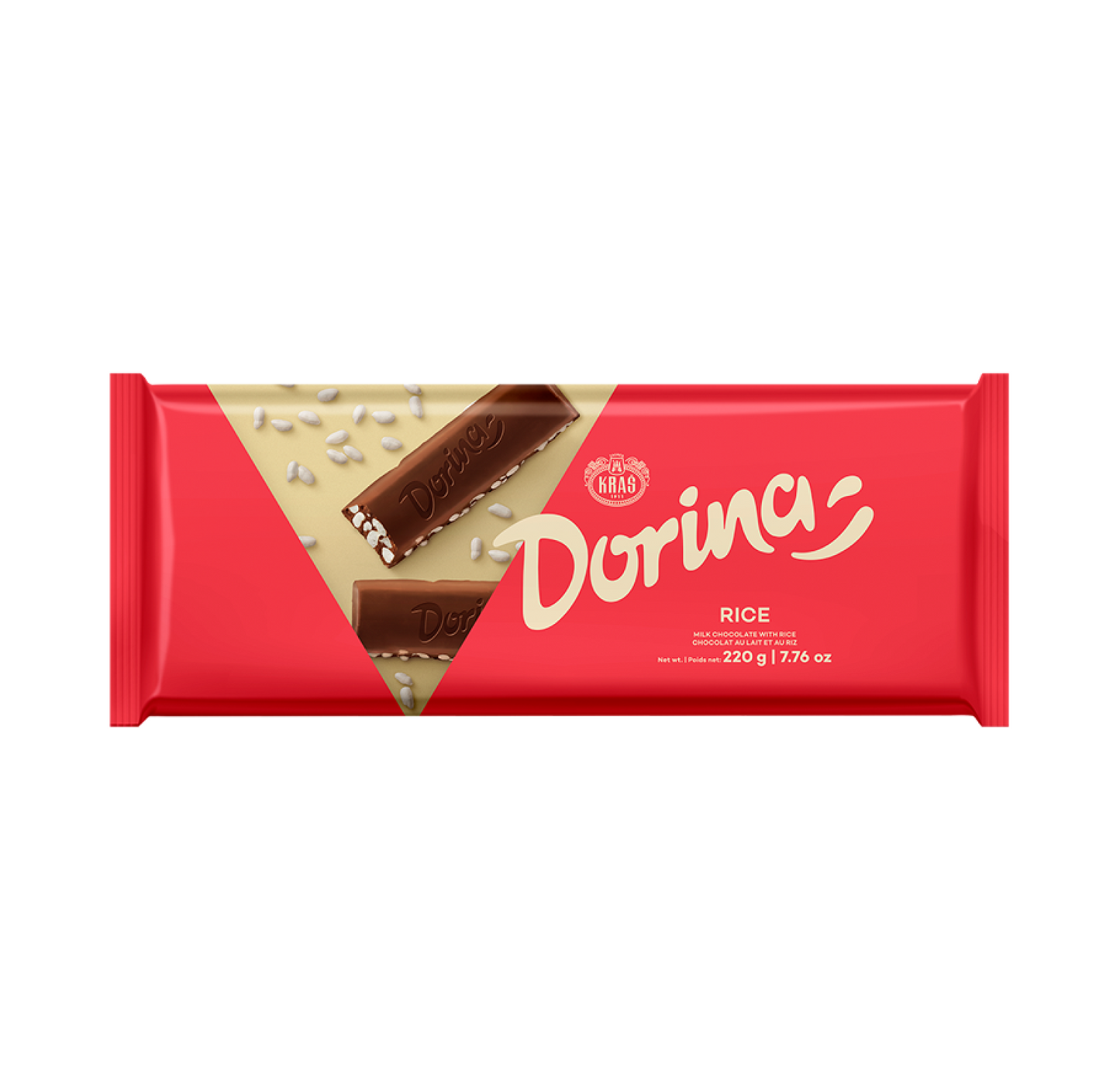 Dorina Milk Chocolate with Rice 220g