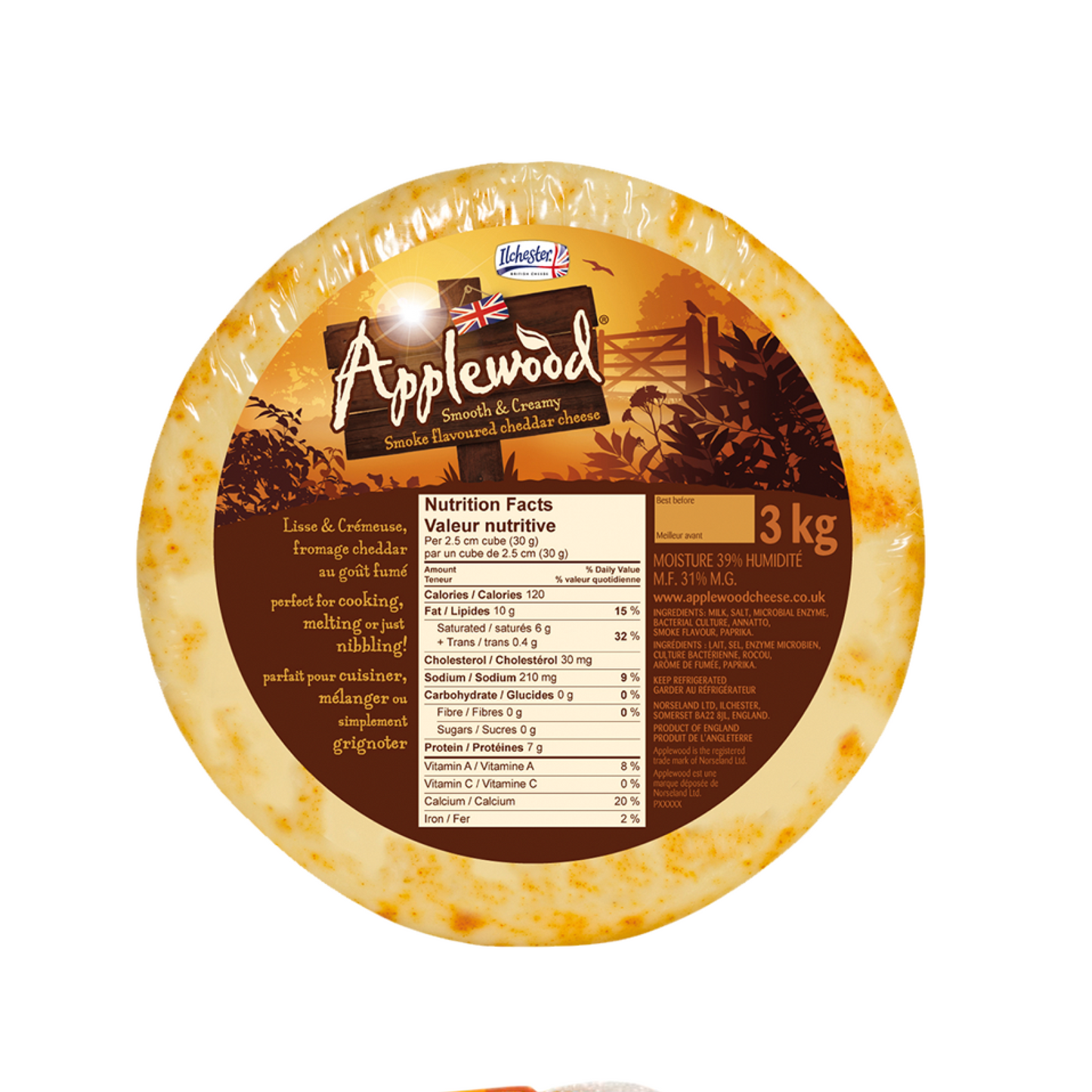 Ilchester Applewood Smoked Cheddar